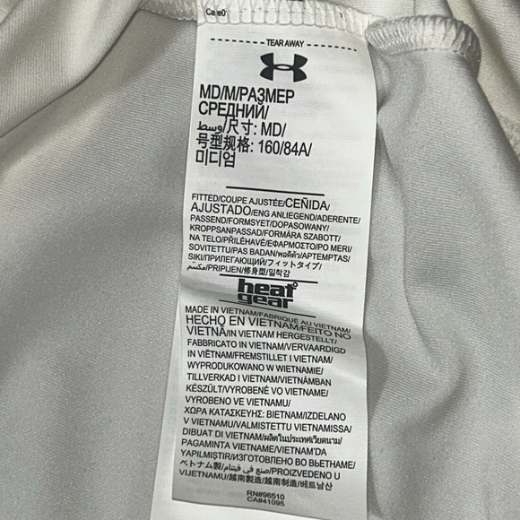 *NWT* Under Armour Heat Gear Golf Shirt Women's Sz M ~ White Collared Sleeveless - Picture 7 of 10